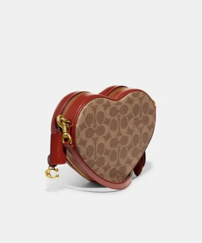 Alternative view of Coach Heart Crossbody In Signature Canvas