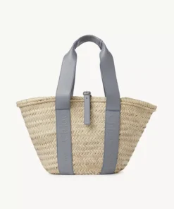 Chloé Sense Medium Raffia Tote Bag