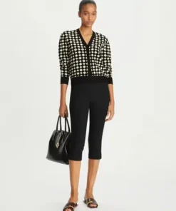 Alternative view of Tory Burch Jacquard Viscose Cardigan