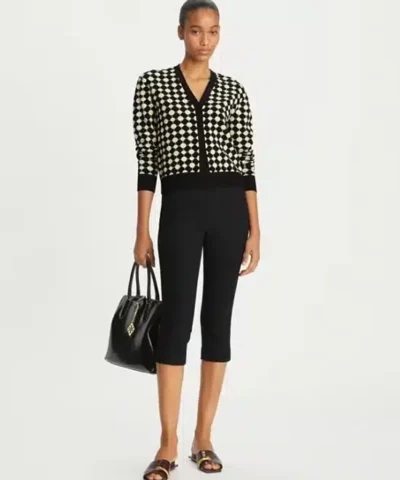 Alternative view of Tory Burch Jacquard Viscose Cardigan