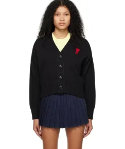 Ami Alexandre Mattiussi Ami de Coeur Cardigan