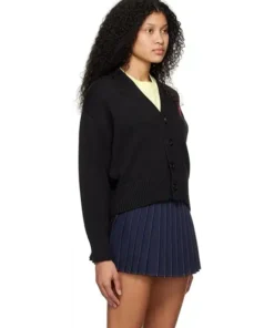 Alternative view of Ami Alexandre Mattiussi Ami de Coeur Cardigan