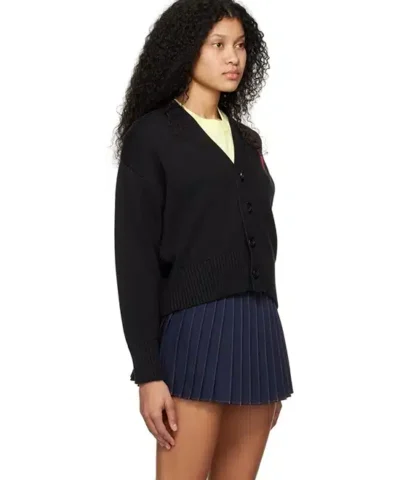 Alternative view of Ami Alexandre Mattiussi Ami de Coeur Cardigan