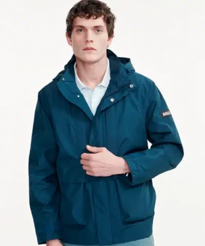 AIGLE Mens Gore-Tex® Short Parka Detach Hood