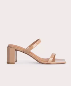 By Far Tanya Nude Patent Leather