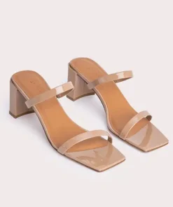 Alternative view of By Far Tanya Nude Patent Leather