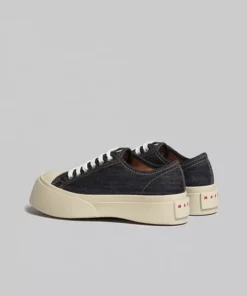 Alternative view of Marni Blue Denim Pablo Lace-Up Sneaker