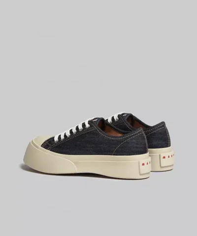 Alternative view of Marni Blue Denim Pablo Lace-Up Sneaker