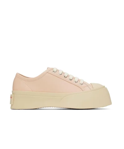 Marni Light Pink Soft Calf Leather Pablo Sneaker