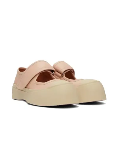 Alternative view of Marni Pink Pablo Touch-Strap Sneakers