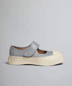 Marni Grey Pablo Mary-Jane Sneakers