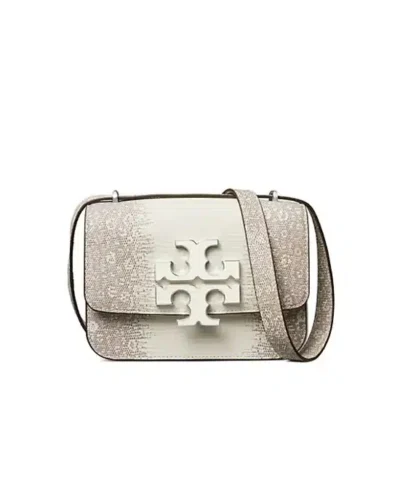 Tory Burch Eleanor Lizard-Embossed Leather Convertible Shoulder Bag