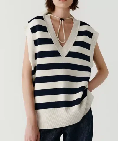 NoraLux V-Neck Wool Sweater Vest