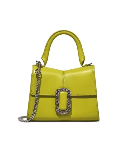 Marc Jacobs The St. Marc Mini Top Handle In Acid Lime