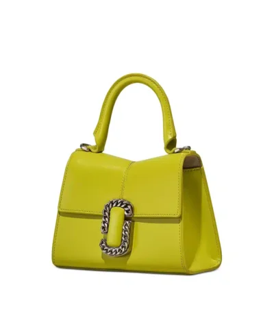 Alternative view of Marc Jacobs The St. Marc Mini Top Handle In Acid Lime