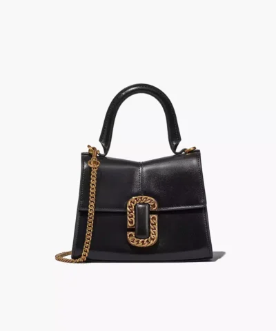 Marc Jacobs The St. Marc Mini Top Handle In Black