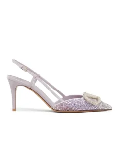 Valentino Garavani VLogo 85mm Crystal-Embellished Pumps