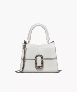 Marc Jacobs The St. Marc Mini Top Handle In White