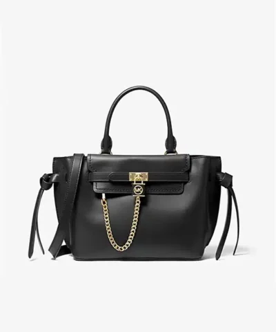 Michael Michael Kors Hamilton Legacy Small Leather Belted Satchel