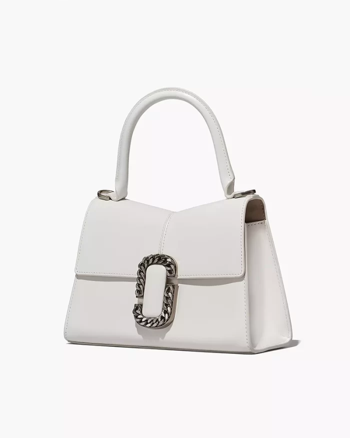 Marc Jacobs The St. Marc Top Handle In White - Image 3