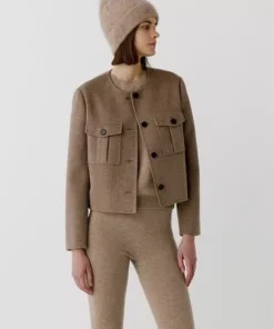 Alternative view of NoraLux Camel Wool Short Jacket