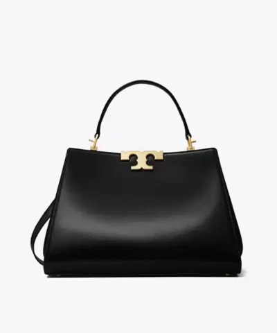 Tory Burch Eleanor Satchel In Black