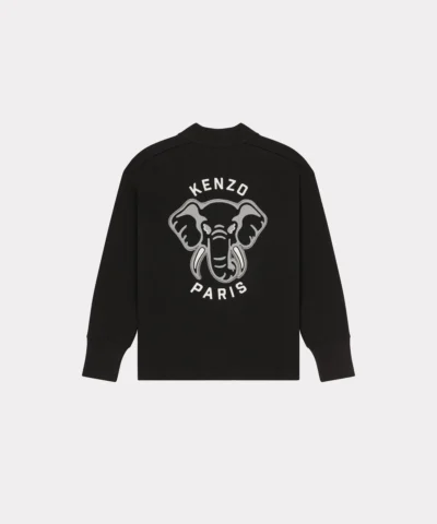 Alternative view of Kenzo Elephant 'Varsity Jungle' Cardigan In Black