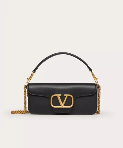 Valentino Garavani Loco Calfskin Shoulder Bag