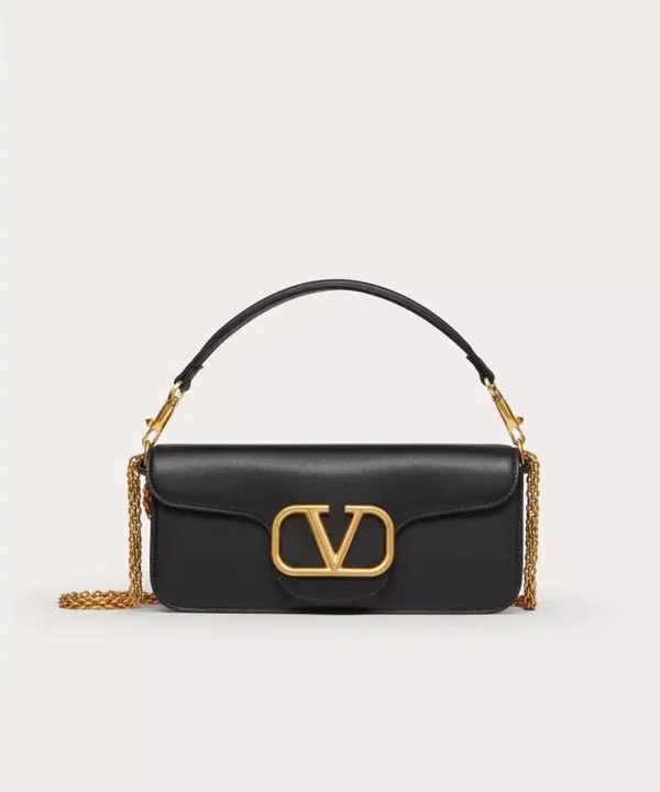 Valentino Garavani Loco Calfskin Shoulder Bag