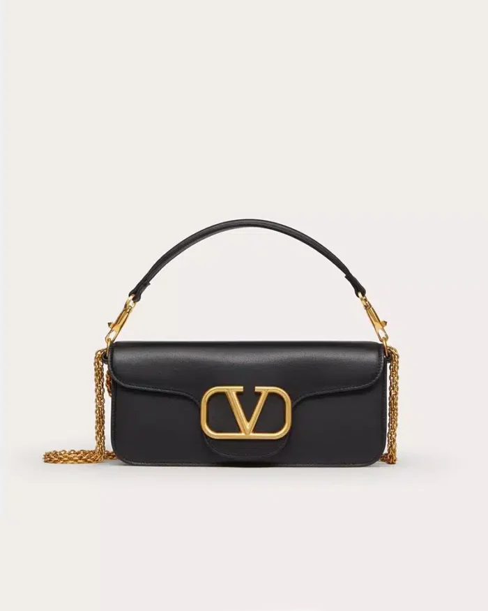Valentino Garavani Loco Calfskin Shoulder Bag