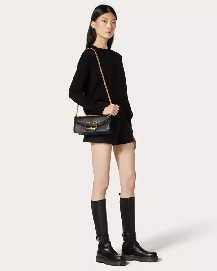 Valentino Garavani Loco Calfskin Shoulder Bag - Image 6