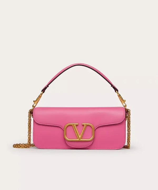 Valentino Garavani Loco Calfskin Shoulder Bag