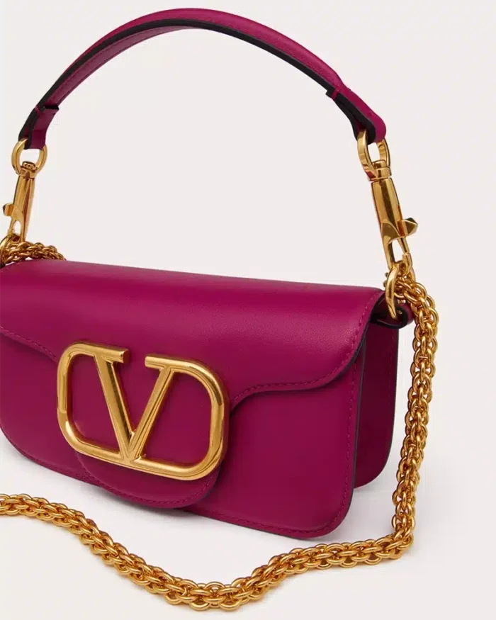 Valentino Garavani Loco Small Shoulder Bag In Calfskin - Image 5