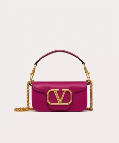 Valentino Garavani Loco Small Shoulder Bag In Calfskin