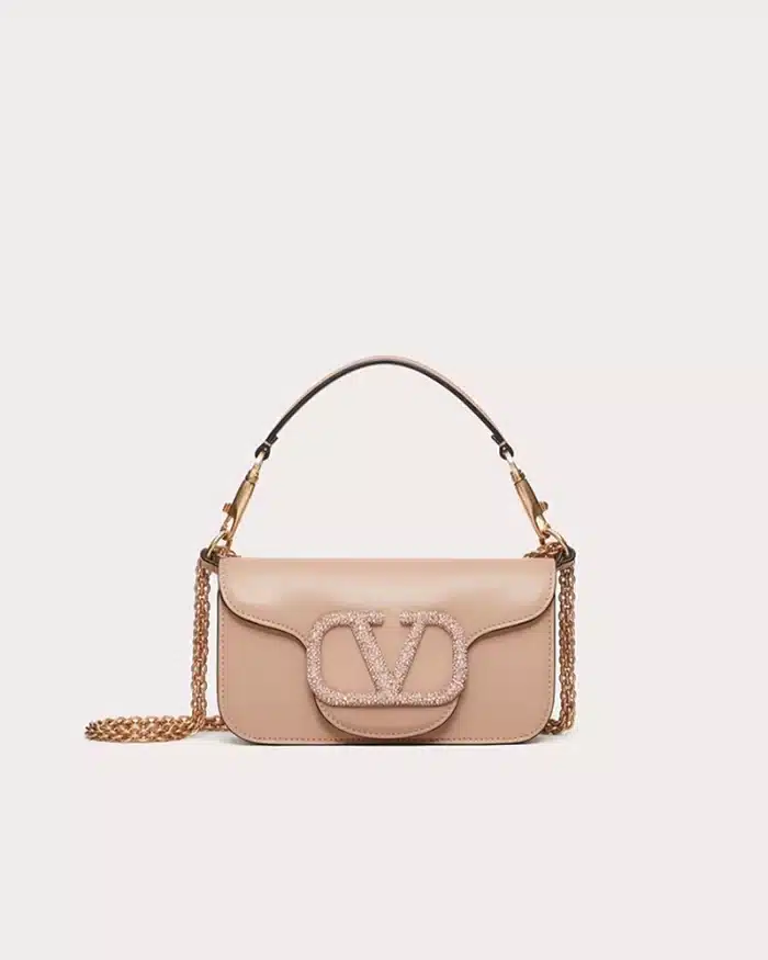 Valentino Garavani Loco Small Shoulder Bag With Jewelry Logo