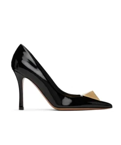 Valentino Garavani One Stud Patent Leather Pumps 100mm