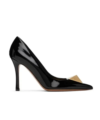 Valentino Garavani One Stud Patent Leather Pumps 100mm