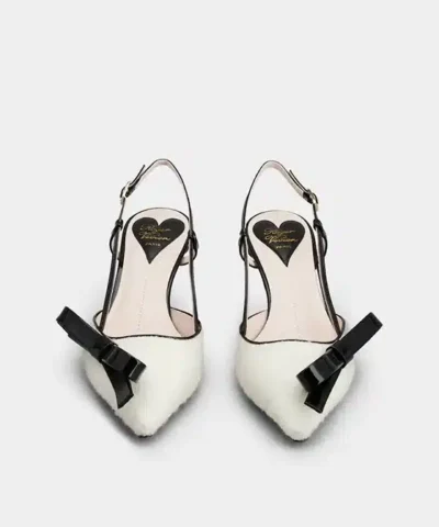 Alternative view of Roger Vivier Virgule Bow Slingback Pumps in Fabric
