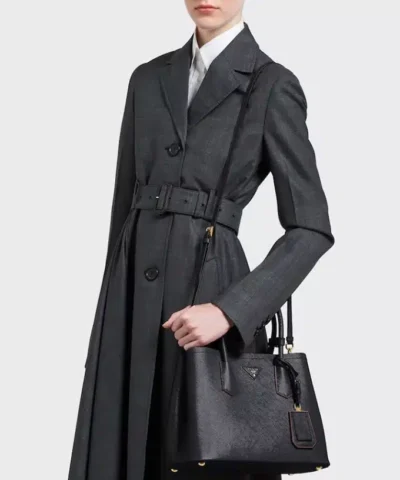 Alternative view of Prada Small Saffiano Leather Double Prada Bag