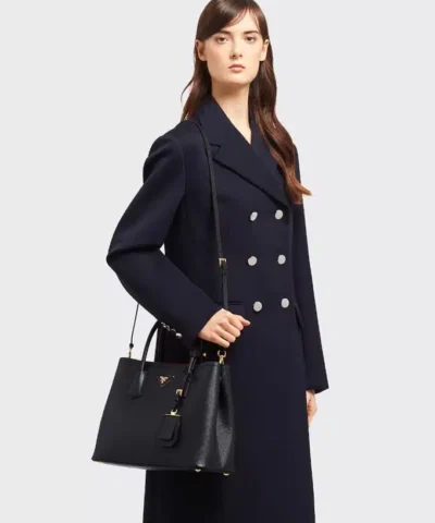 Alternative view of Prada Medium Saffiano Leather Double Prada Bag