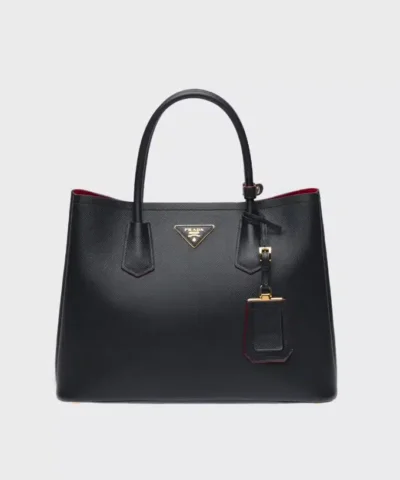 Prada Medium Saffiano Leather Double Prada Bag