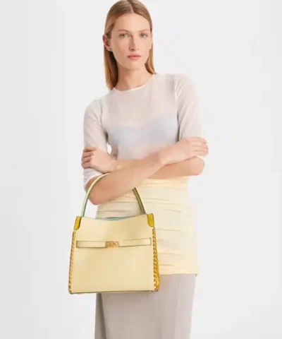 Alternative view of Tory Burch Small Lee Radziwill Leather Double Bag