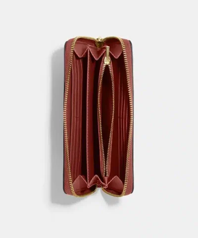 Alternative view of Coach X Peanuts Long Zip Around Wallet In Signature Canvas With Snoopy Woodstock Print