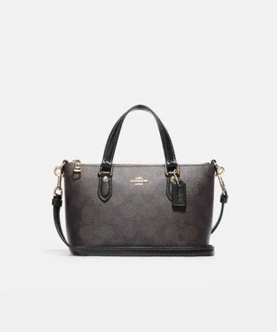 Coach Mini Gallery Crossbody In Signature Canvas