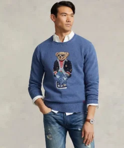 Polo Ralph Lauren Polo Bear Cotton Mockneck Sweater