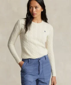 Polo Ralph Lauren Cable-Knit Wool-Cashmere Sweater