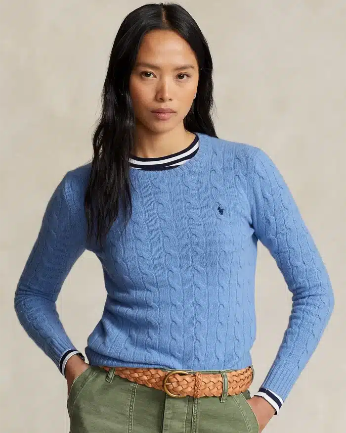 Polo Ralph Lauren Cable-Knit Wool-Cashmere Sweater