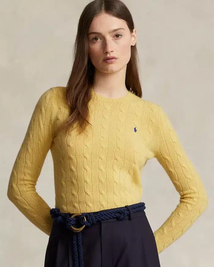 Polo Ralph Lauren Cable-Knit Wool-Cashmere Sweater - Image 5