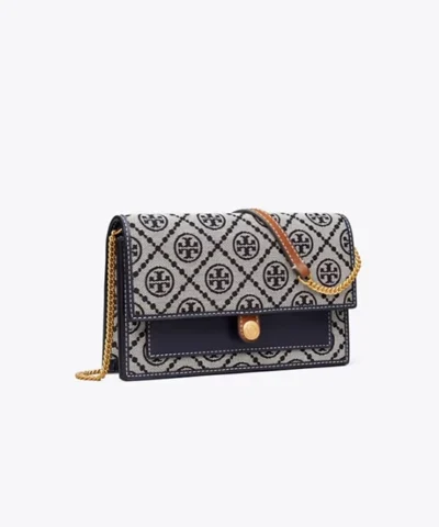 Alternative view of Tory Burch T Monogram Jacquard Chain Wallet