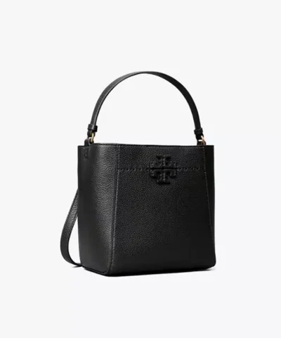 Alternative view of Tory Burch Small Mcgraw Bucket Bag In Black
